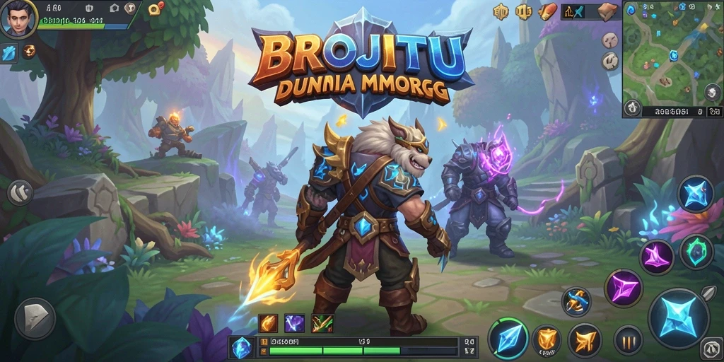 Gameplay seru di dunia epik BROJITU.