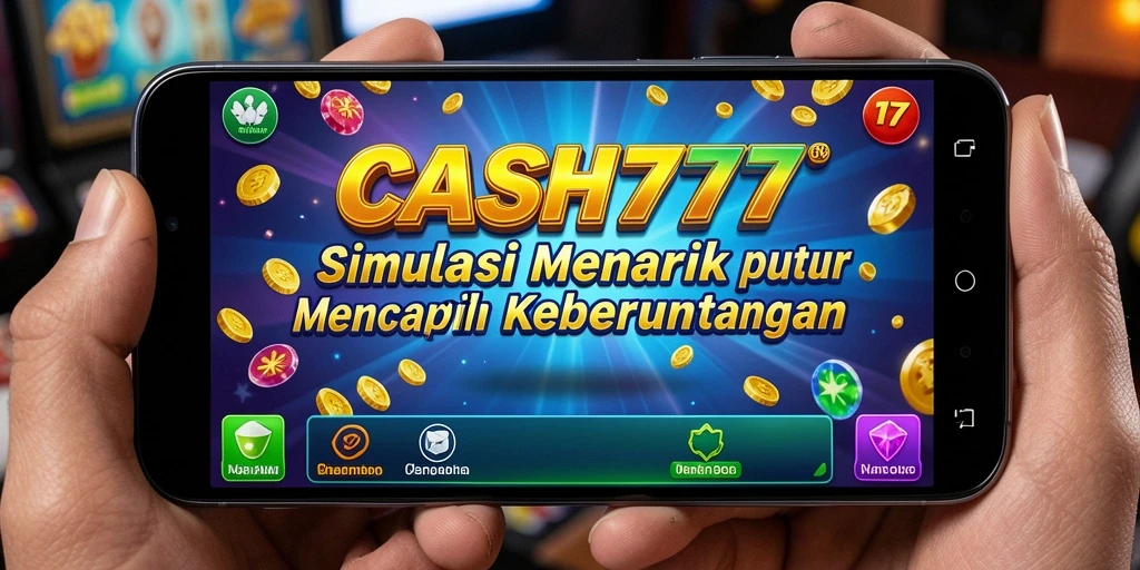 Tangkapan layar utama CASH777 menunjukkan keseruan gameplay simulasi.