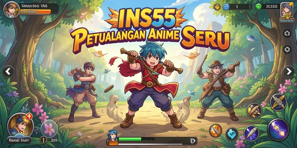 Gameplay seru dengan karakter anime yang ikonik.