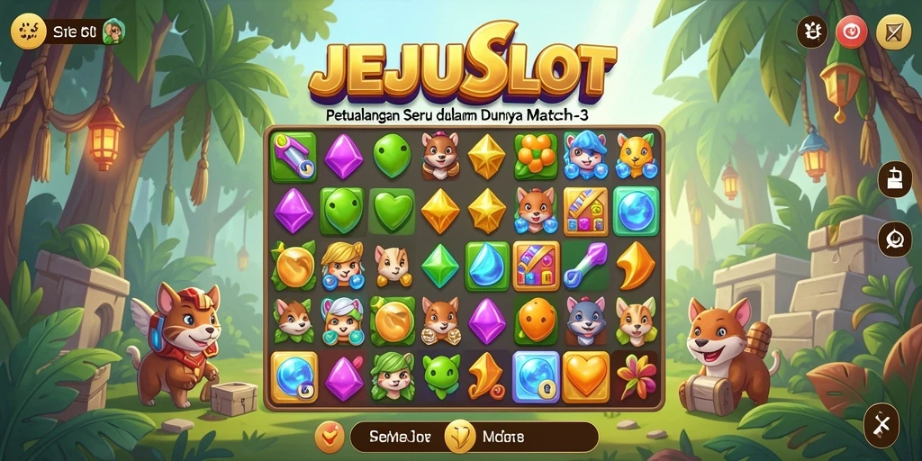 Tampilan gameplay seru dari JEJUSLOT dengan visual menawan.