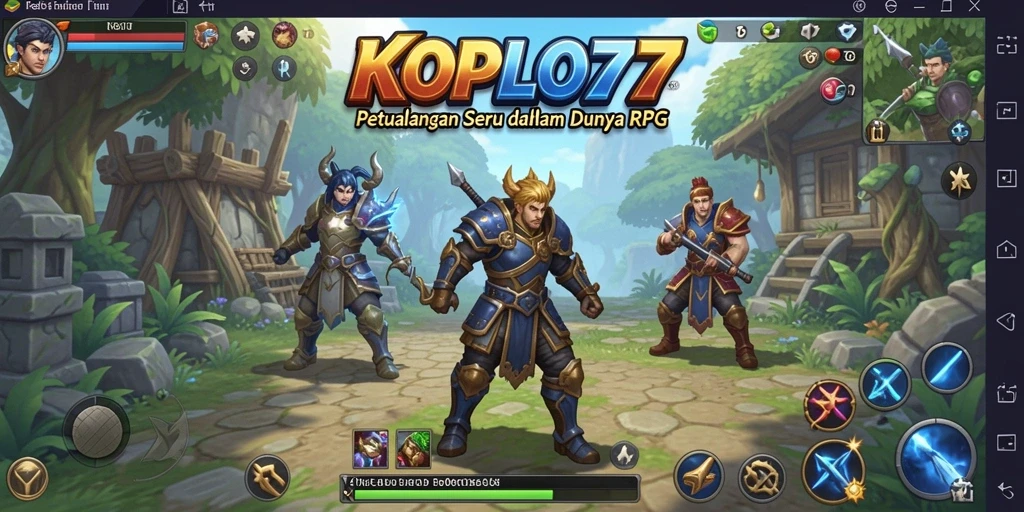 Gameplay seru dan mendalam dalam KOPLO77, menjelajahi dunia RPG.
