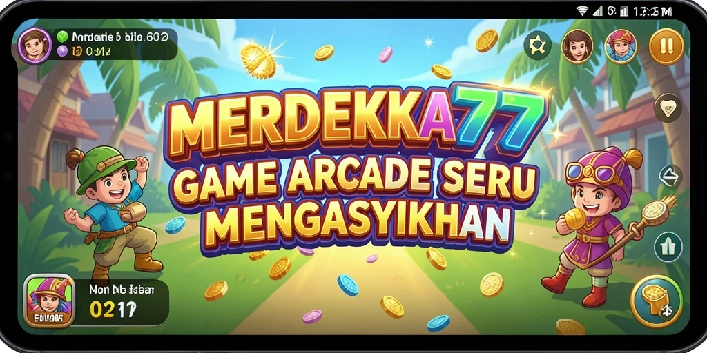 Gameplay seru dari MERDEKA777 dengan tantangan arcade menegangkan.