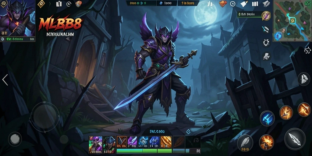 Screenshot menampilkan aksi mendebarkan dalam gameplay Horror MLBB8.