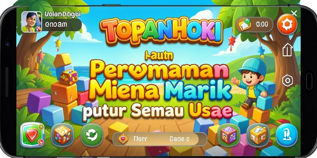 Tampilan gameplay Puzzle yang menantang di TOPANHOKI.